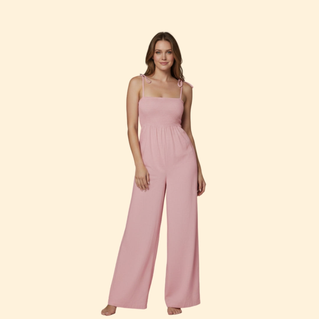 Women’s Smocked Waist Jumpsuit