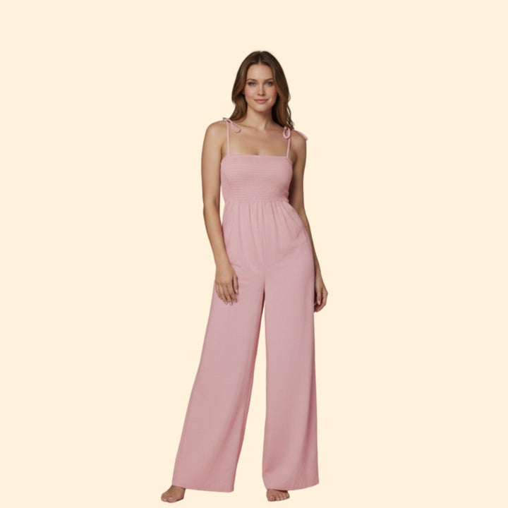 Women’s Smocked Waist Jumpsuit