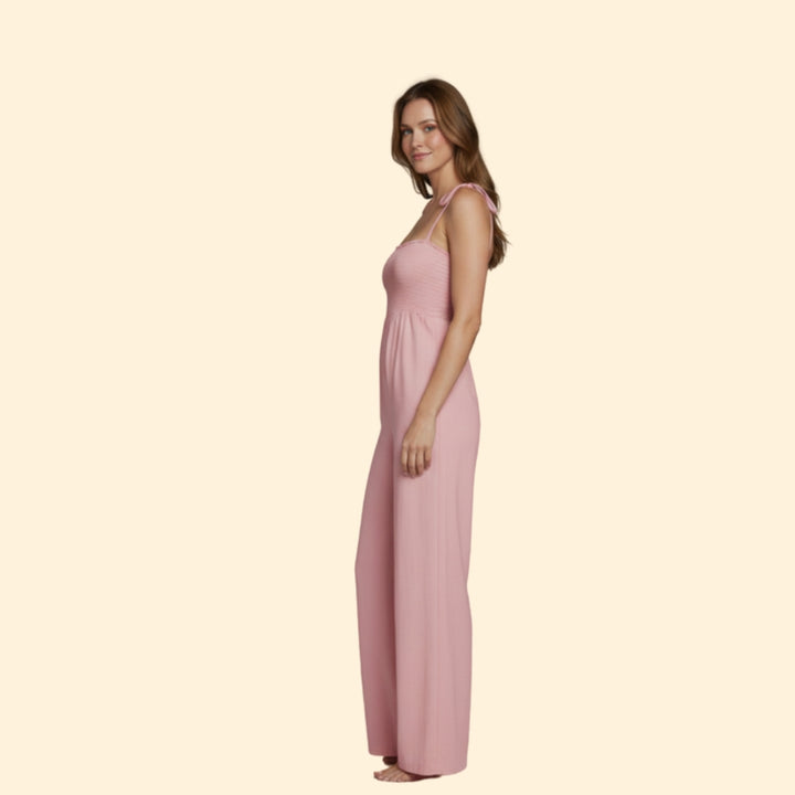 Women’s Smocked Waist Jumpsuit