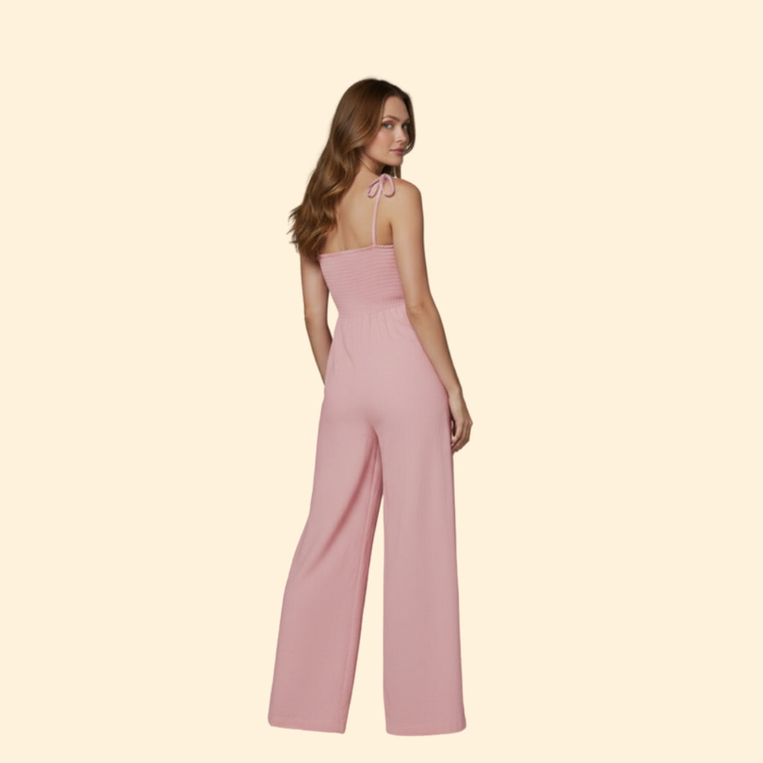 Women’s Smocked Waist Jumpsuit