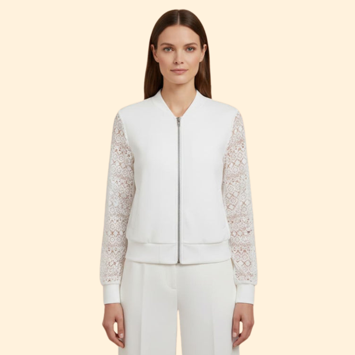 Women’s Soft Lace Bomber Jacket