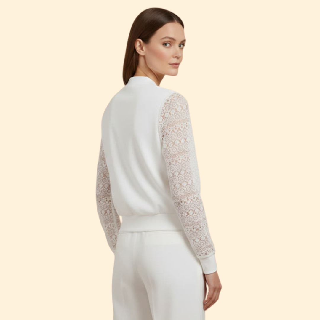 Women’s Soft Lace Bomber Jacket