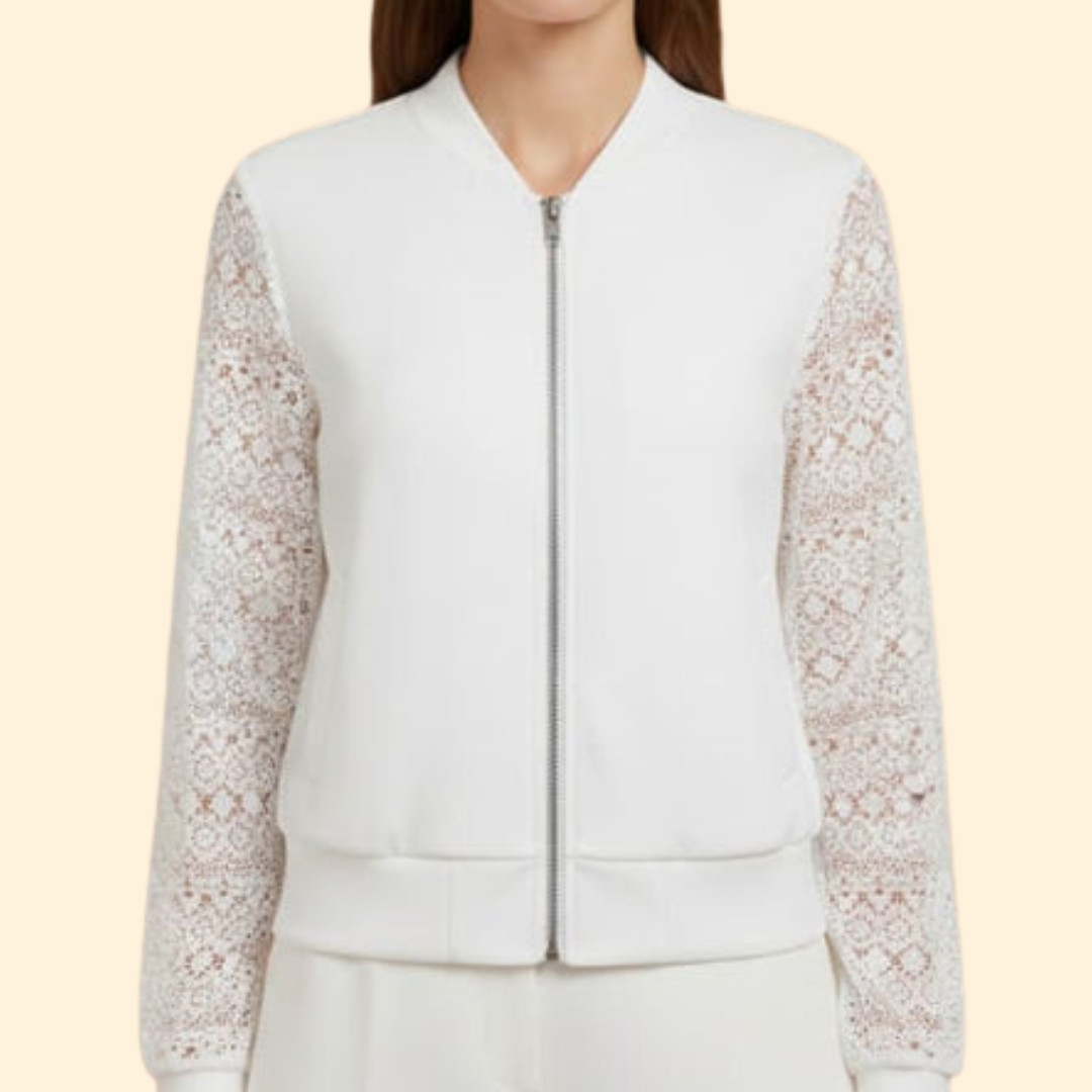 Women’s Soft Lace Bomber Jacket