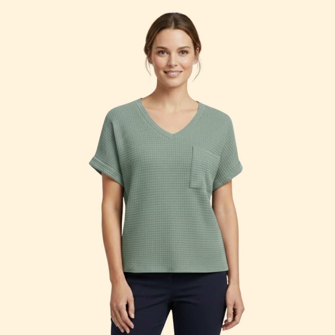 Women's Soft V-Neck Pocket T-shirt