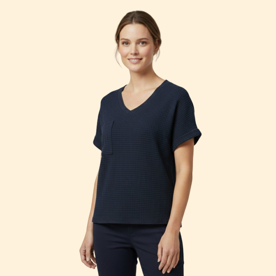Women's Soft V-Neck Pocket T-shirt