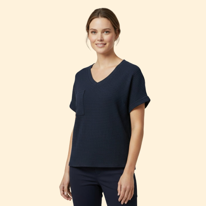 Women's Soft V-Neck Pocket T-shirt