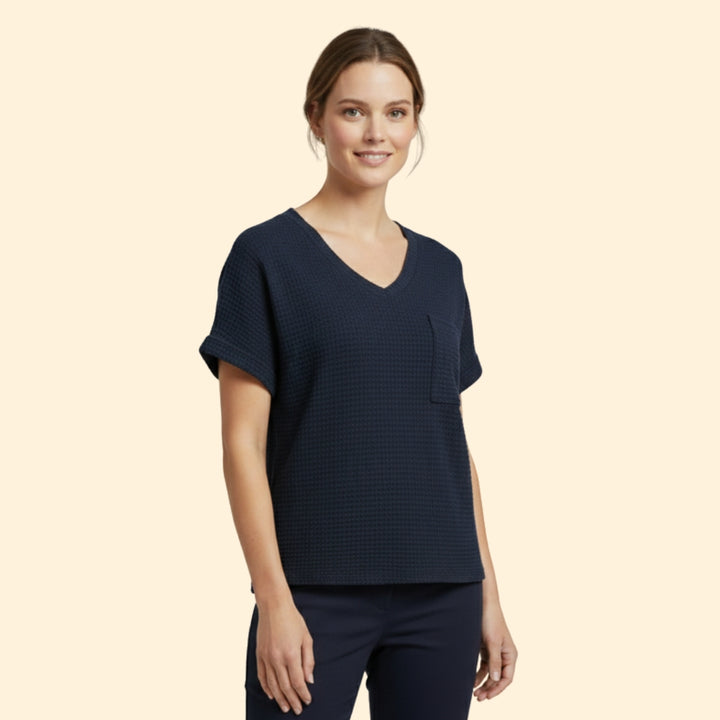 Women's Soft V-Neck Pocket T-shirt