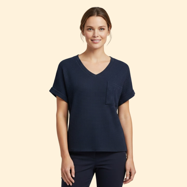 Women's Soft V-Neck Pocket T-shirt