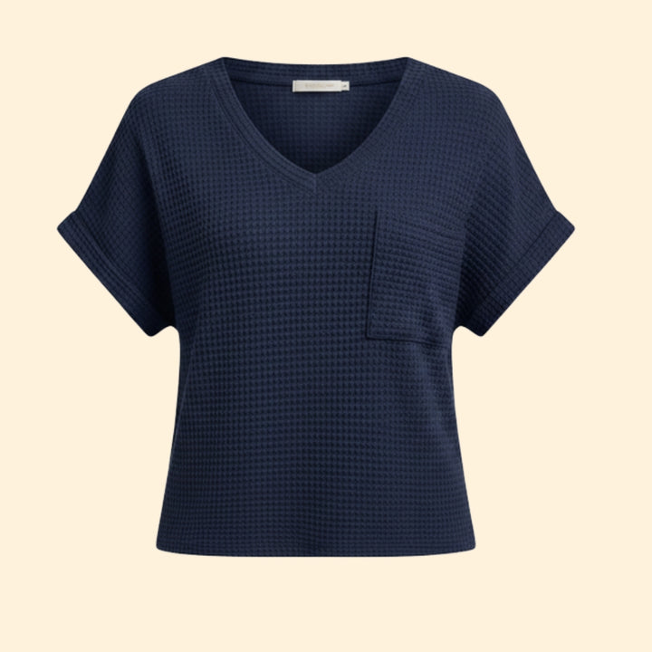 Women's Soft V-Neck Pocket T-shirt