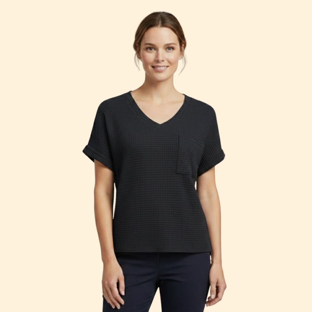 Women's Soft V-Neck Pocket T-shirt