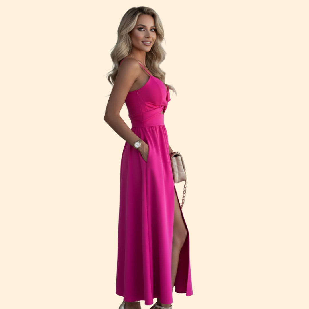 Women's Sophisticated Wrap Maxi Dress