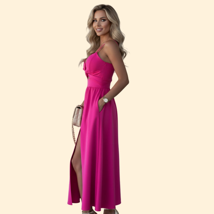 Women's Sophisticated Wrap Maxi Dress