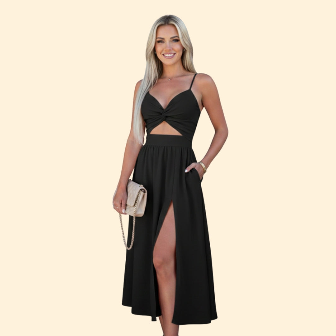 Women's Sophisticated Wrap Maxi Dress
