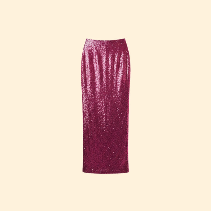Women's Sparkling Midi Skirt