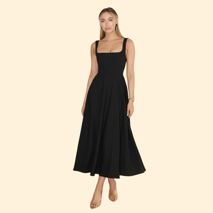 Women’s Square Neck Midi Dress