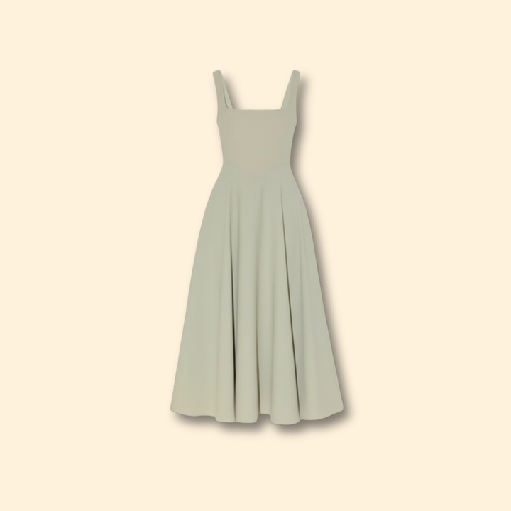 Women’s Square Neck Midi Dress