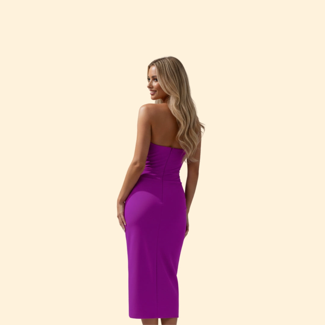 Women's Strapless Bodycon Dress