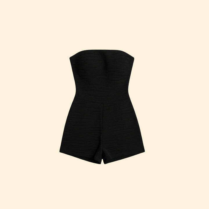 Women's Bodycon with Ruched Design and Elastic Fit