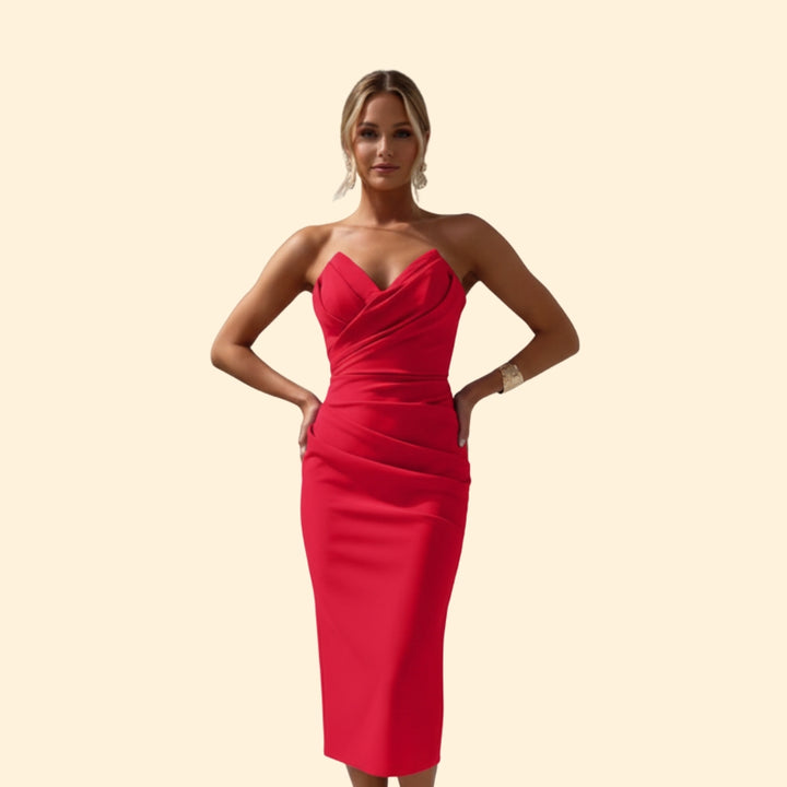 Women's Strapless Bodycon Dress