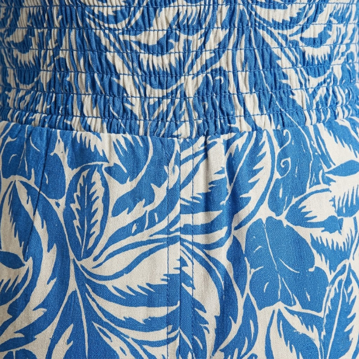 Women's Strapless Printed Jumpsuit