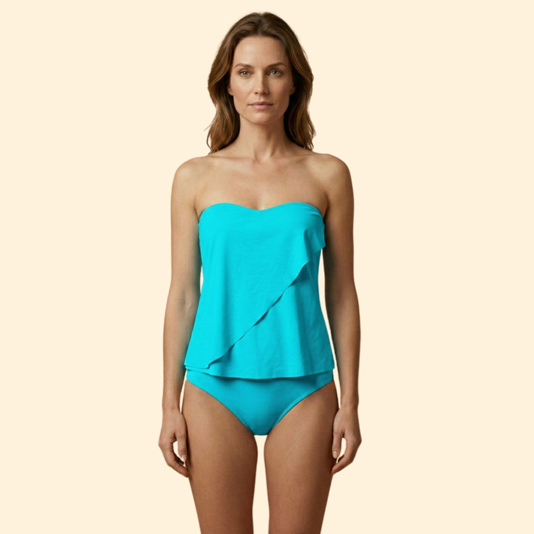 Women's Strapless Tankini Set