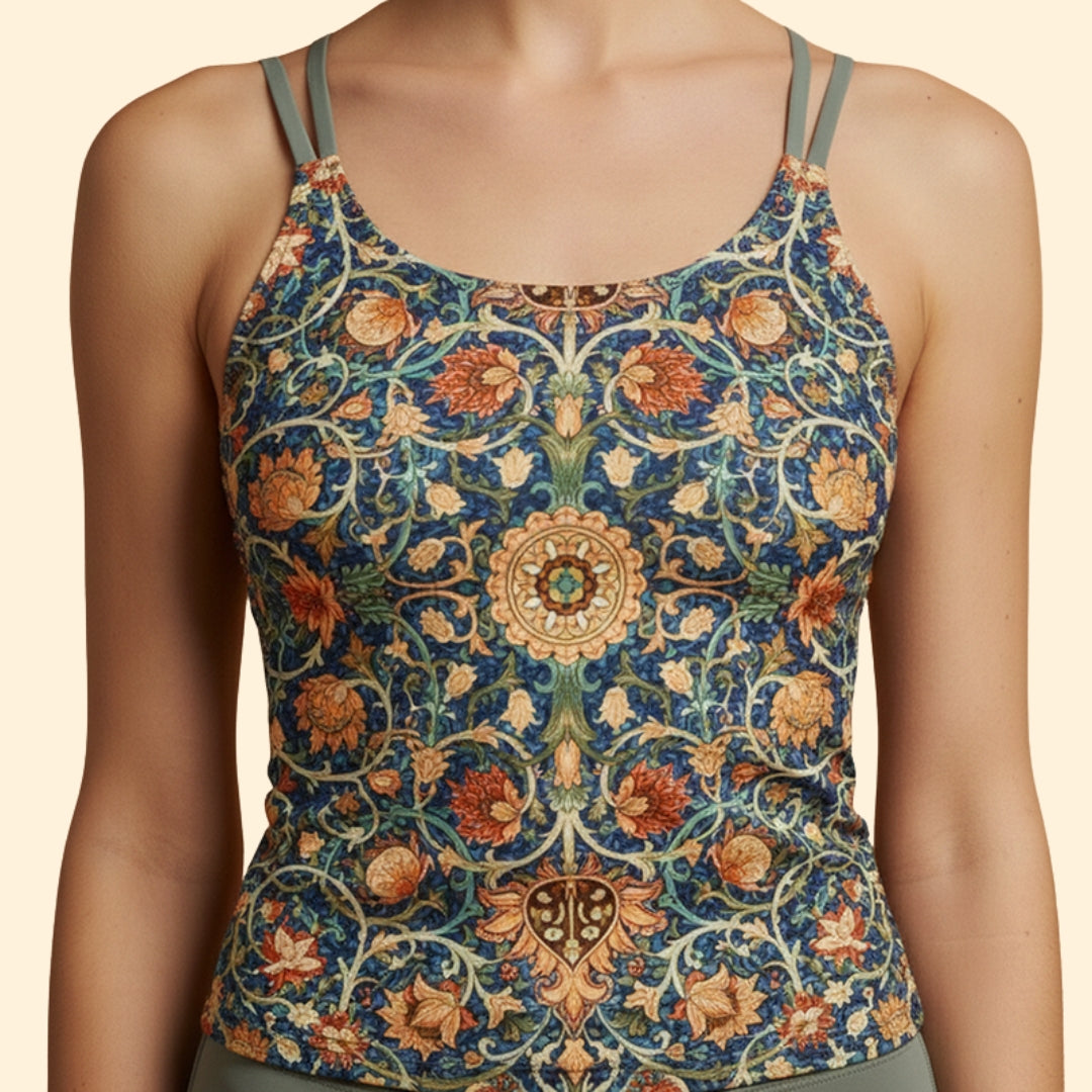 Women's Strappy Floral Bikini Set