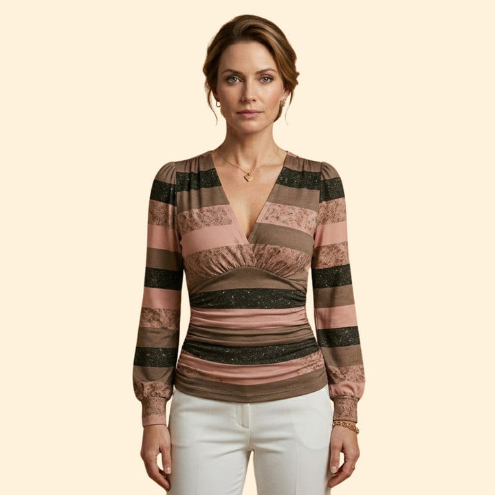 Women's Stretch V-Neck Top