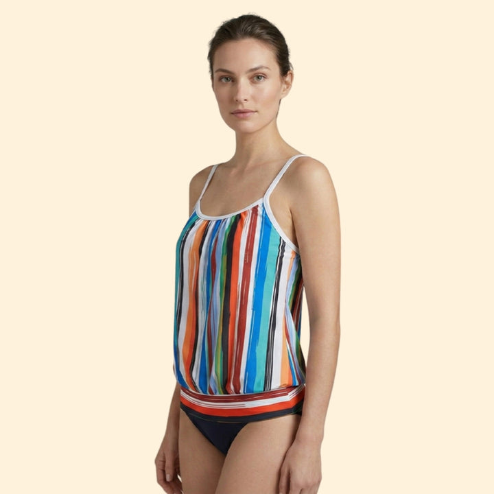 Women's Striped Beachwear Top