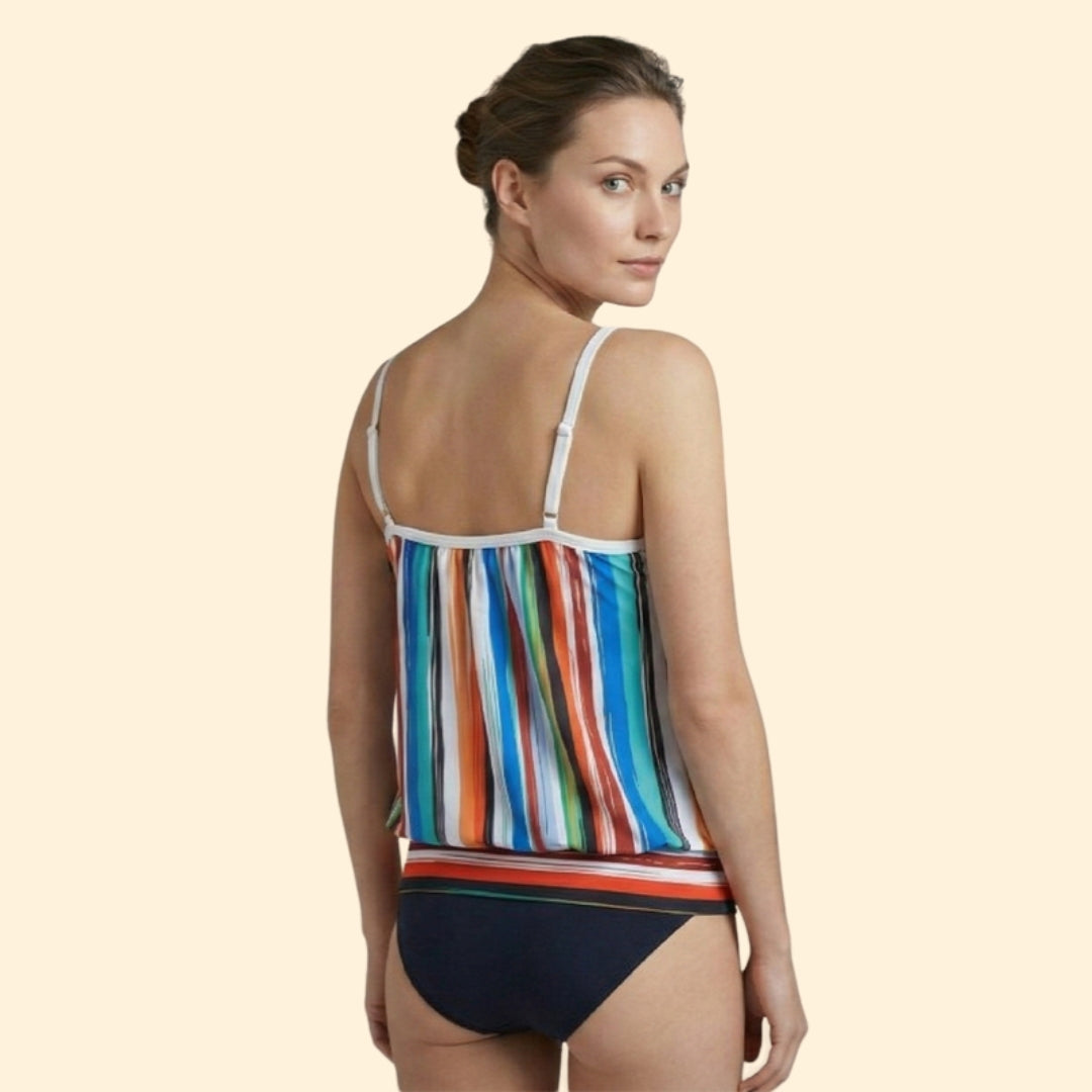 Women's Striped Beachwear Top