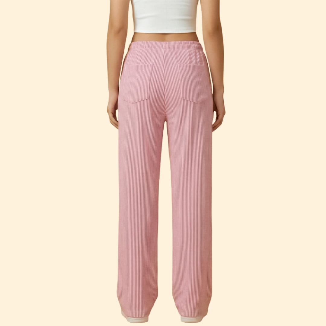 Women's Striped Casual Trousers