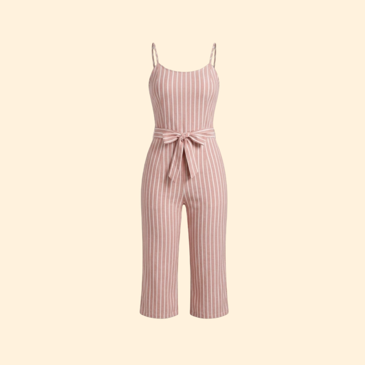 Women's Striped Jumpsuit