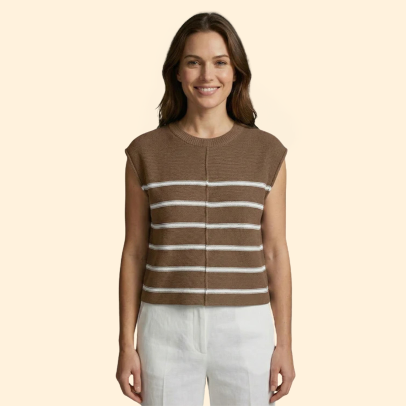 Women’s Striped Knit Top