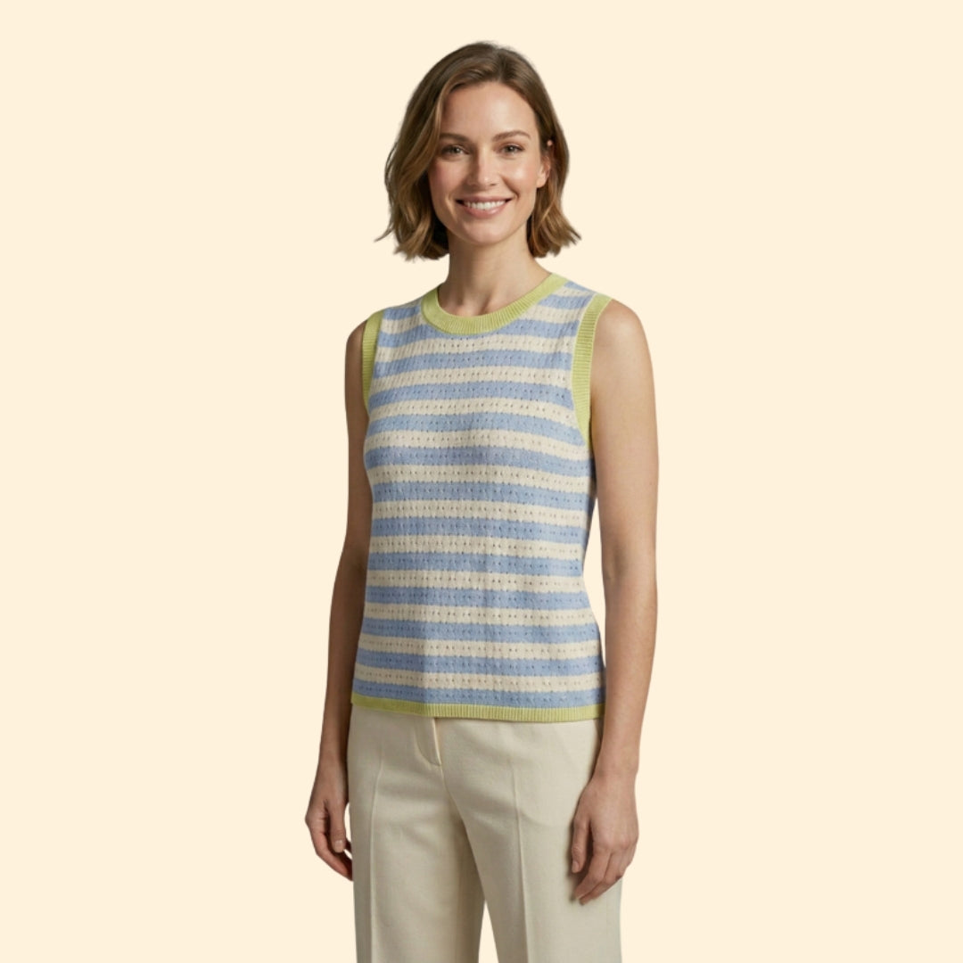 Women's Striped Knit Top