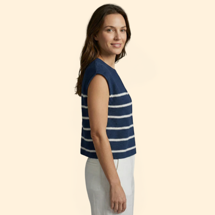 Women’s Striped Knit Top
