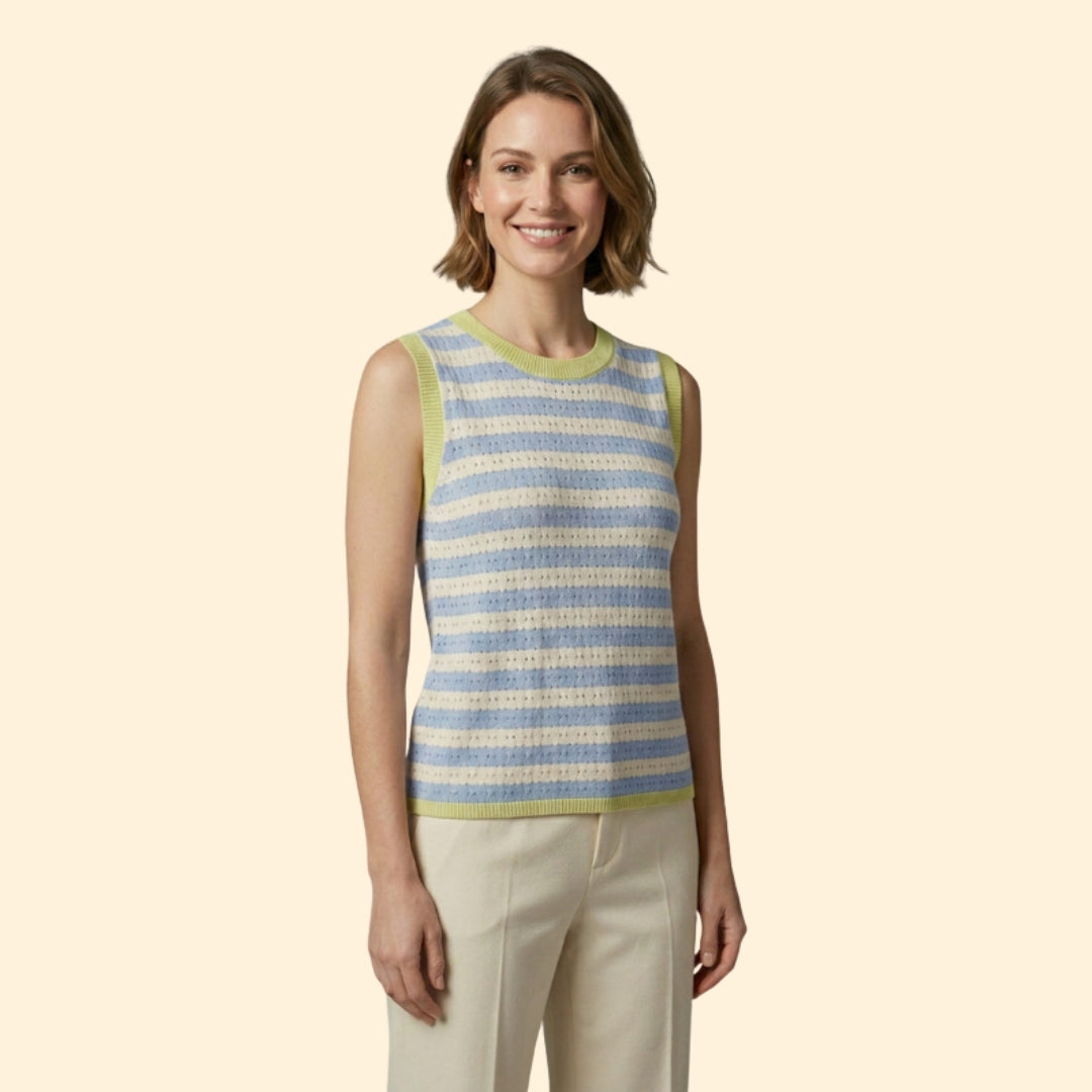 Women's Striped Knit Top