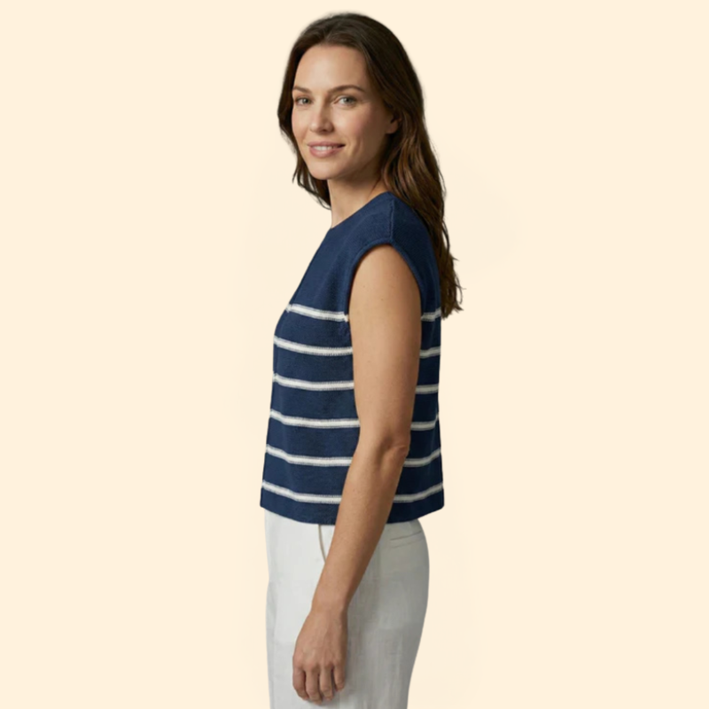 Women’s Striped Knit Top