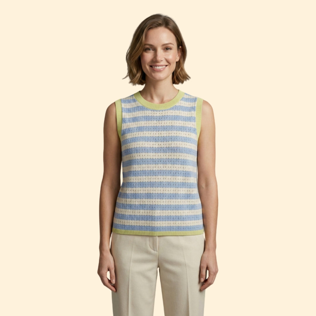 Women's Striped Knit Top