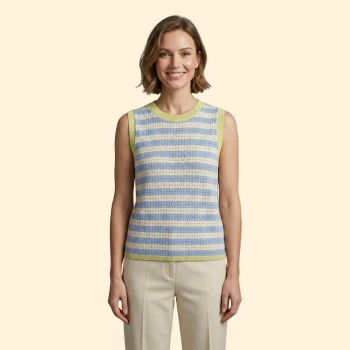 Women's Striped Knit Top