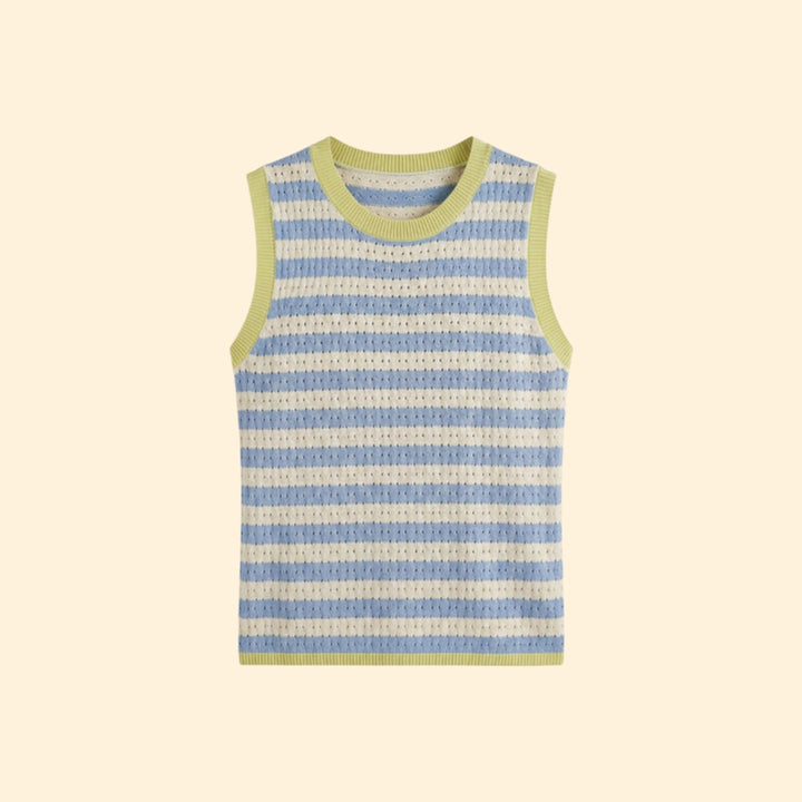 Women's Striped Knit Top
