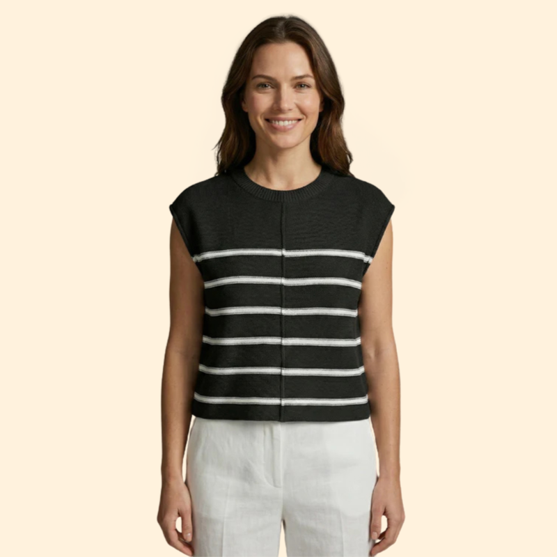Women’s Striped Knit Top
