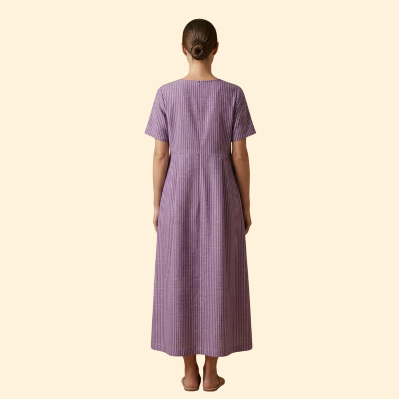 Women's Striped Maxi Dress