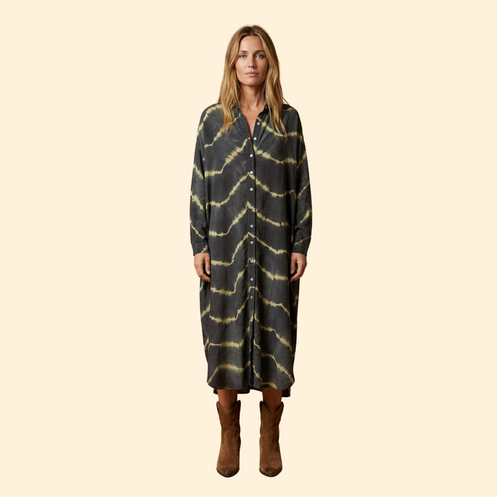 Women's Striped Maxi Dress