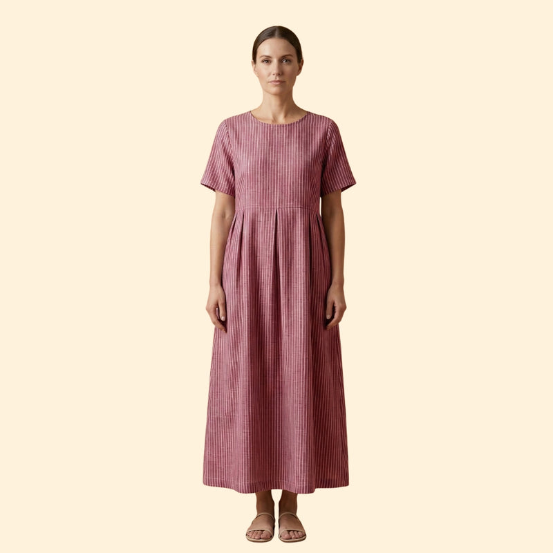 Women's Striped Maxi Dress