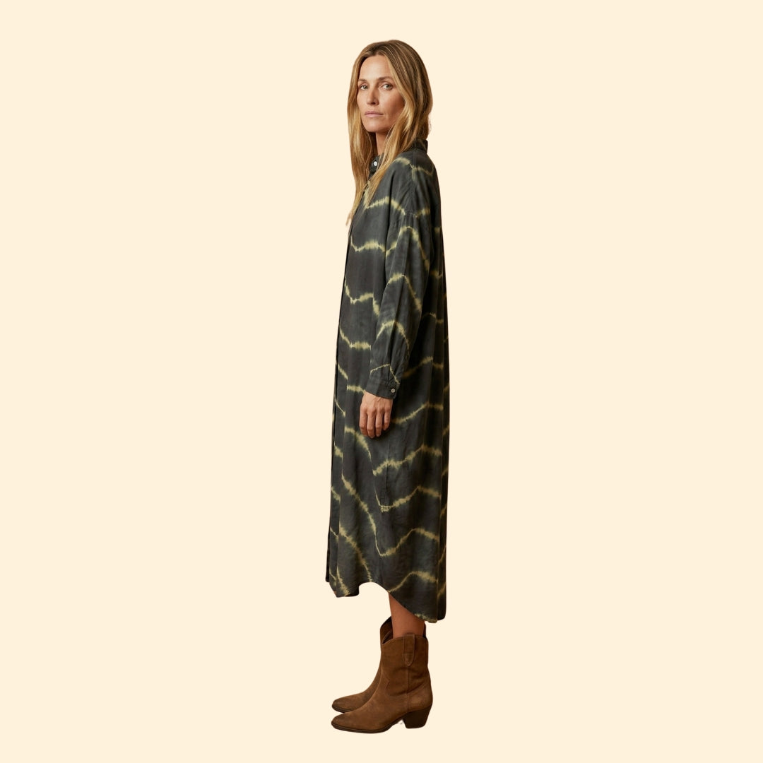 Women's Striped Maxi Dress