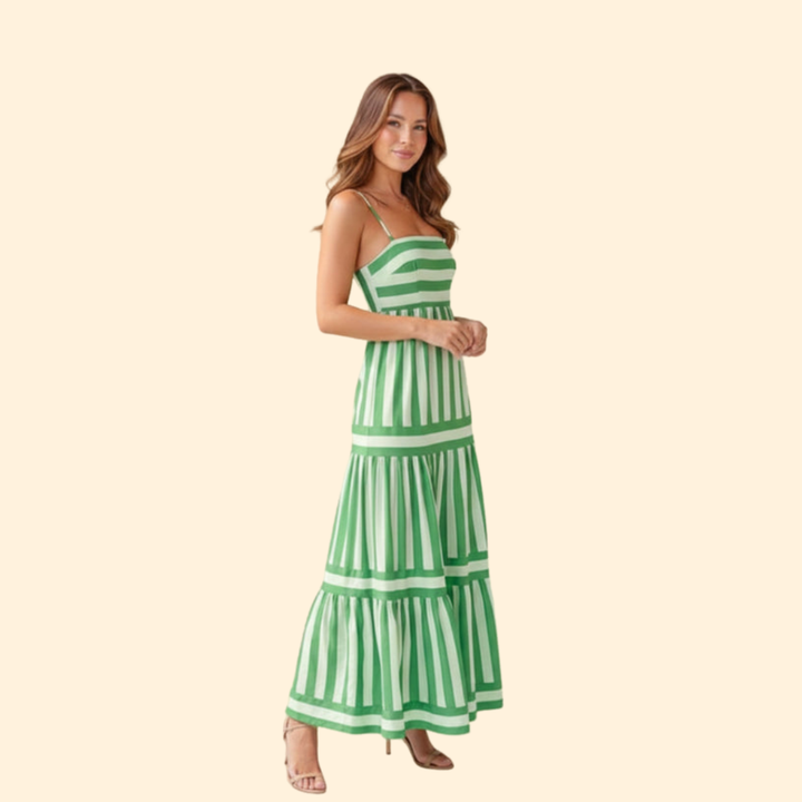 Women's Striped Maxi Dress