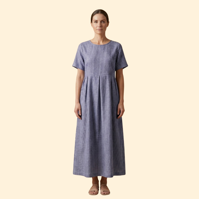 Women's Striped Maxi Dress