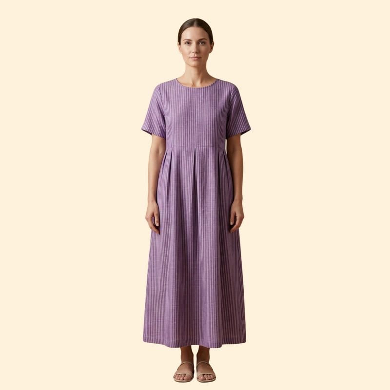 Women's Striped Maxi Dress