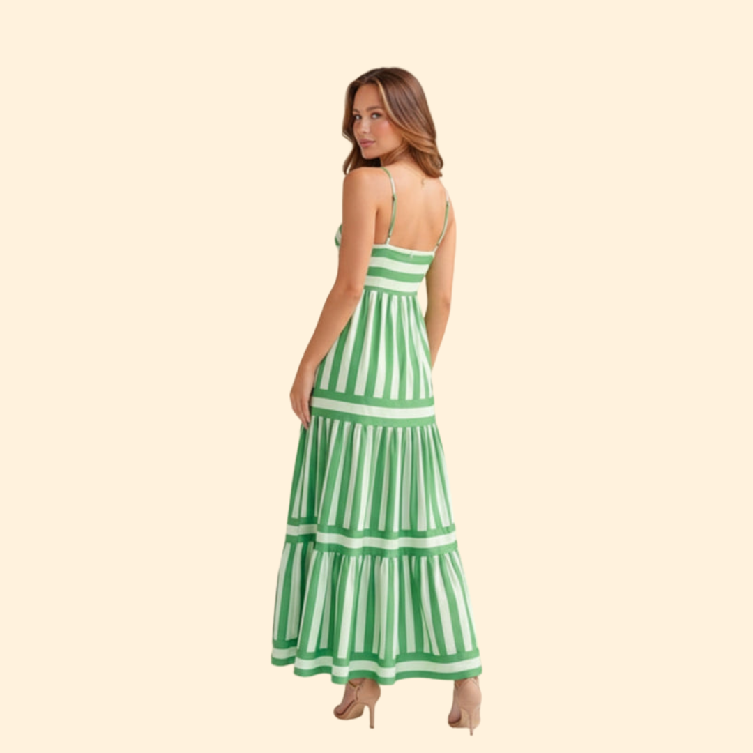 Women's Striped Maxi Dress