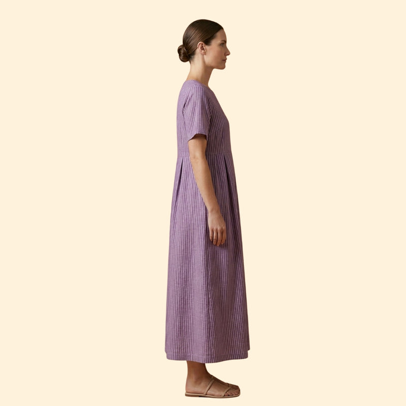 Women's Striped Maxi Dress