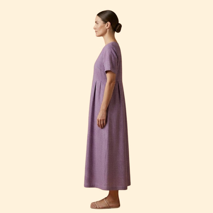 Women's Striped Maxi Dress